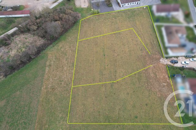 terrain à vendre - 1712.0 m2 - BILLEY - 21 - BOURGOGNE - Century 21 Avenir Immobilier